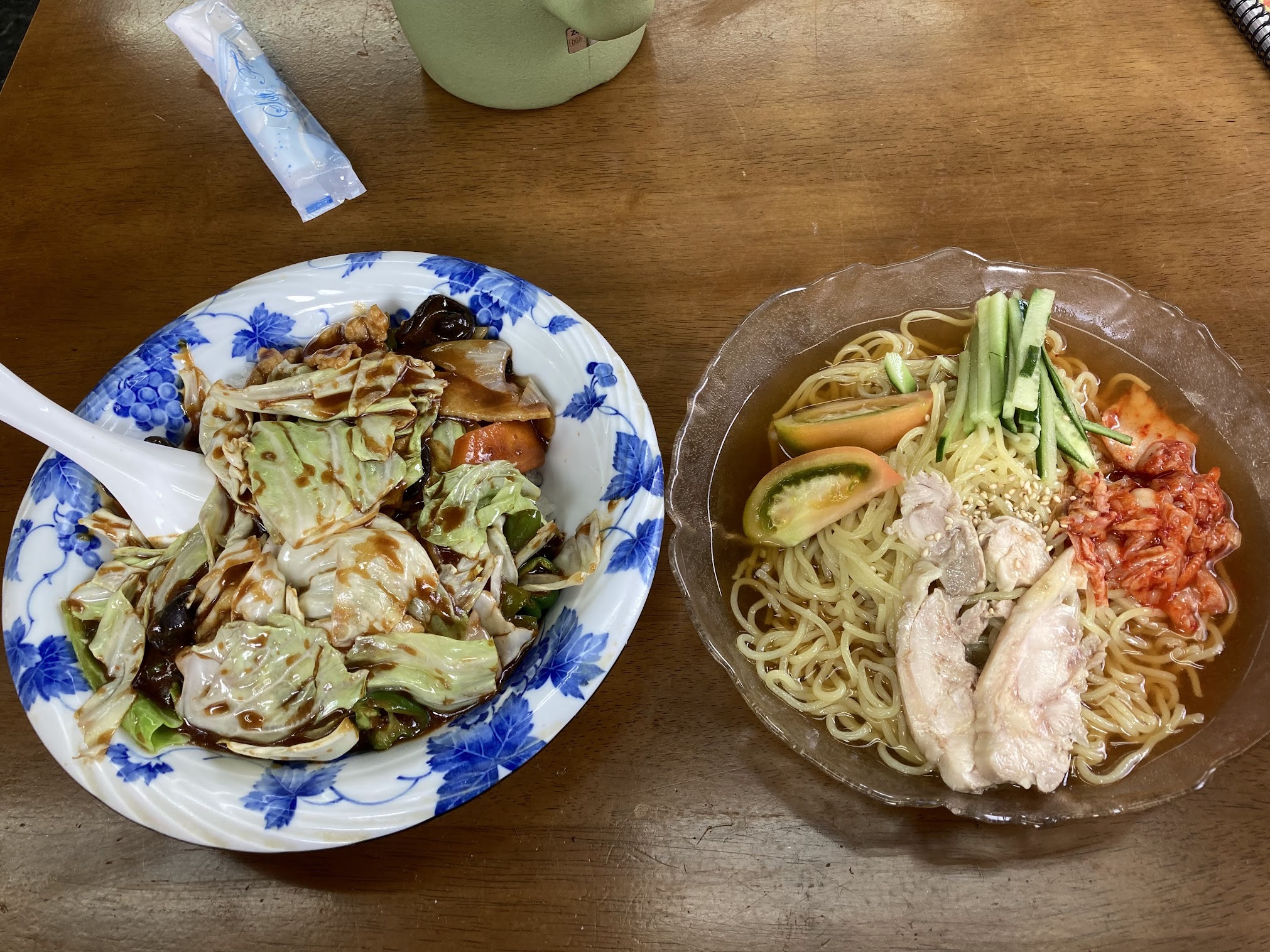 台湾料理福都勝田店」の「セットメニュー（冷麺・回鍋飯）」｜ぼくは